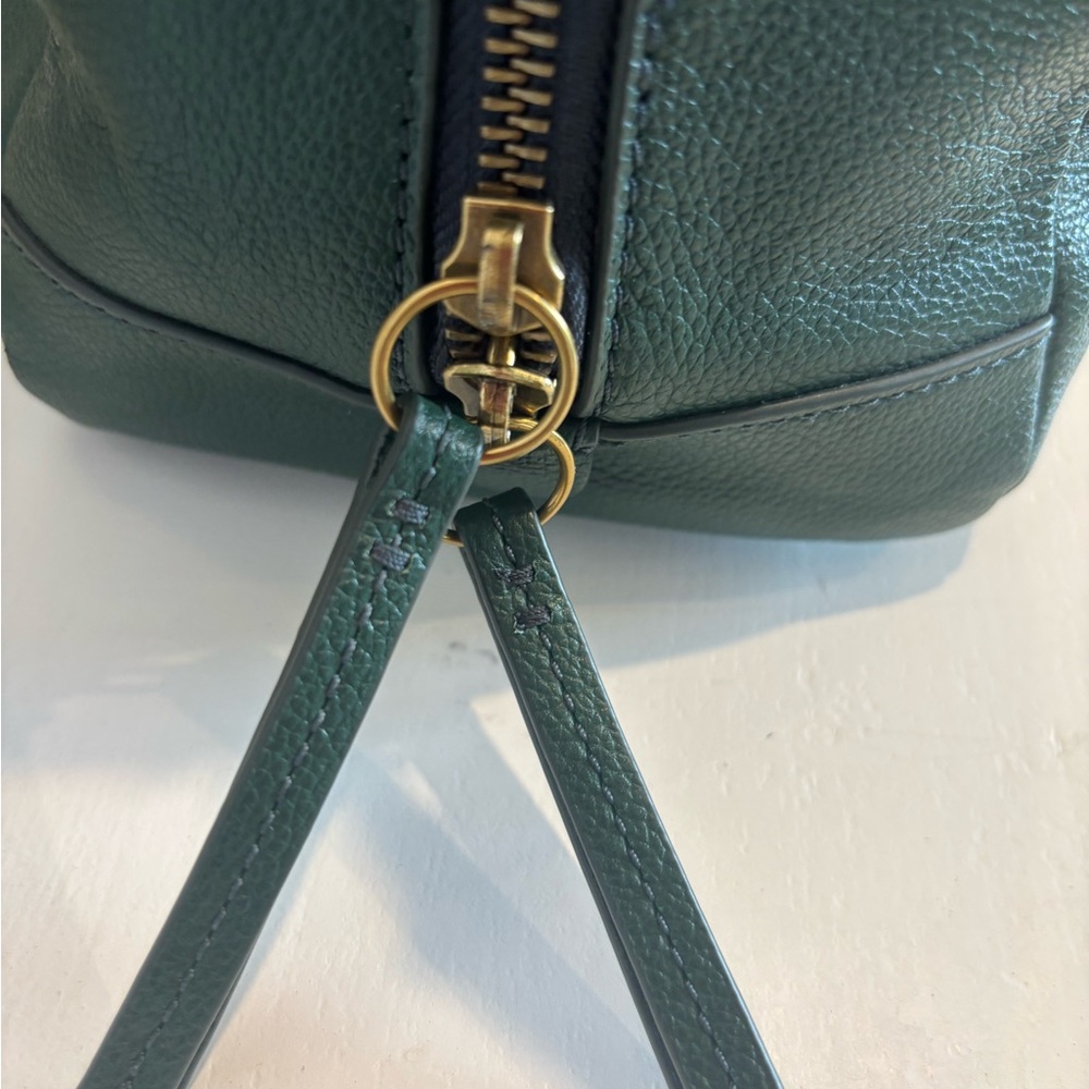 Fossil Forest Green Leather Satchel - Picture 9 of 14